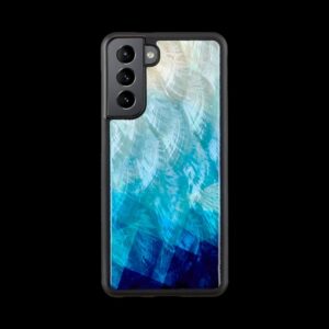 Dėklai Ikins  case for Samsung Galaxy S21 blue lake black 