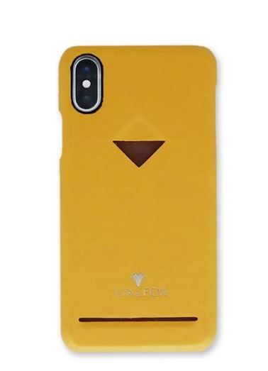 Ümbrised VixFox Apple Card Slot Back Shell for Iphone 7/8 plus mustard yellow
