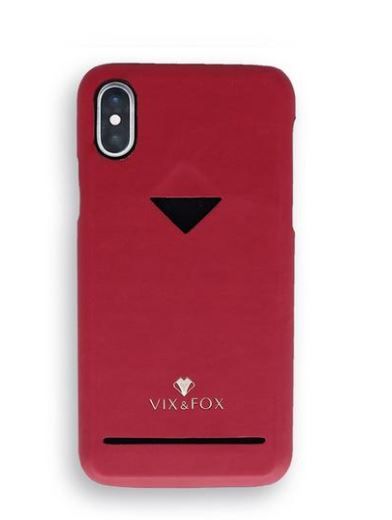 Maciņi VixFox Card Slot Back Shell for Samsung S9 ruby red