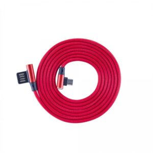 Įkrovikliai ir kabeliai Sbox  USB->Micro USB 90 M/M 1.5m USB-MICRO-90R strawberry red 