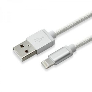 Lādēšanas ierīces un kabeļi Sbox  USB 2.0 8 Pin IPH7-S silver 