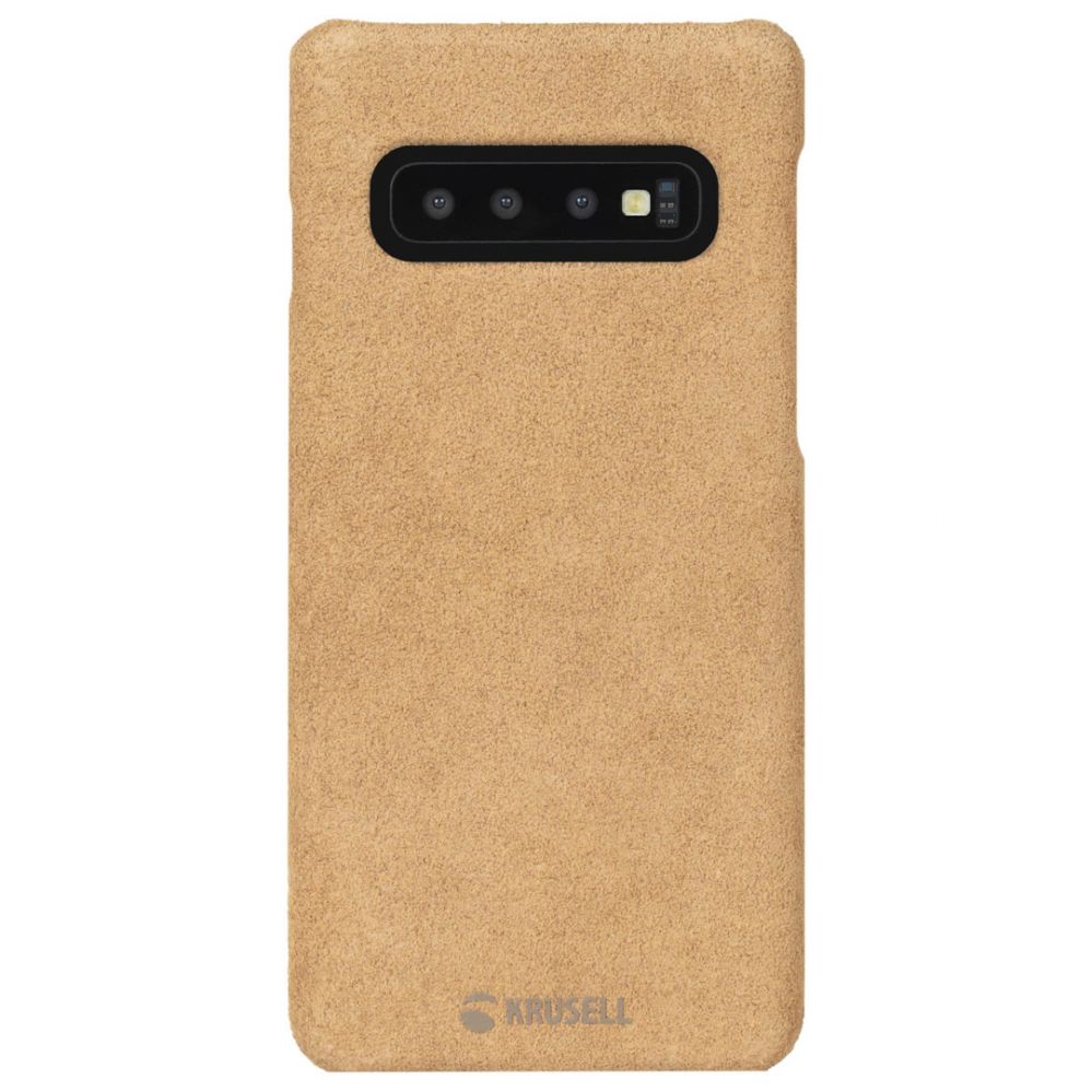 Cases Krusell Broby Cover Samsung Galaxy S10 cognac