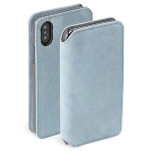 Maciņi Krusell Apple Broby 4 Card SlimWallet Apple iPhone XS Max light blue 