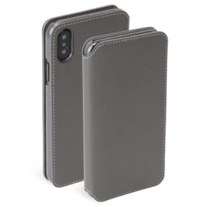 Maciņi Krusell Apple Pixbo 4 Card SlimWallet Apple iPhone XS Max grey 