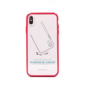 Dėklai Devia Apple Elegant anti-shock case iPhone XS Max (6.5) red 