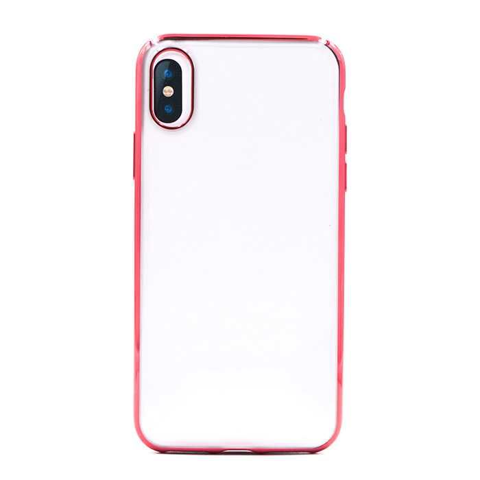 Dėklai Devia Glitter soft case (TPU) iPhone XS/X(5.8) red