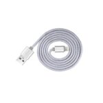 Lādēšanas ierīces un kabeļi Devia  Fashion Series Cable for Lightning (MFi, 2.4A 1.2M) silver