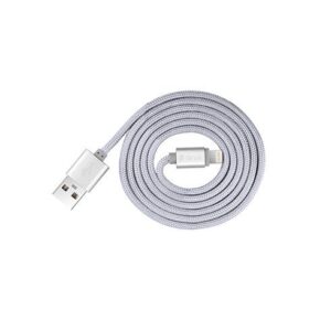 Зарядные устройства и провода Devia  Fashion Series Cable for Lightning (MFi, 2.4A 1.2M) silver