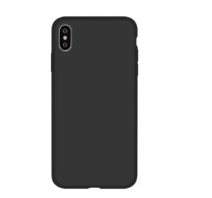 Maciņi Devia Apple Nature Series Silicone Case iPhone XS Max (6.5) black