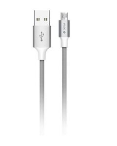 Lādēšanas ierīces un kabeļi Devia  Pheez Series Cable for Micro USB (5V 2.4A, 2M) grey 