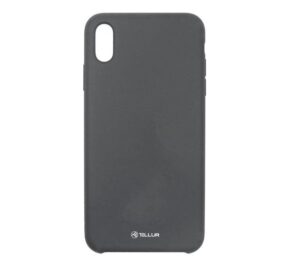 Maciņi Tellur Apple Cover Liquide Silicone for iPhone XS MAX black 