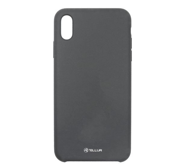 Maciņi Tellur Apple Cover Liquide Silicone for iPhone XS MAX black