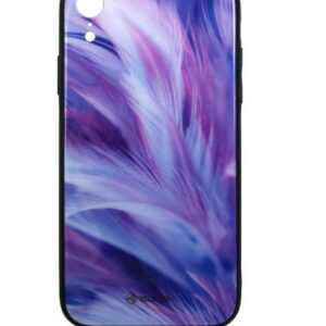 Ümbrised Tellur Apple Cover Glass print for iPhone XR feather 
