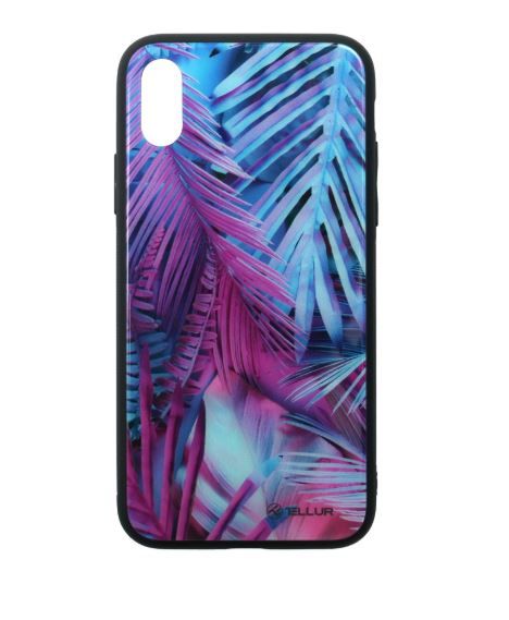 Maciņi Tellur Apple Cover Glass print for iPhone XS palm
