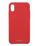 Aizmugurējais vāciņš Tellur Apple Cover Liquide Silicone for iPhone XS red 