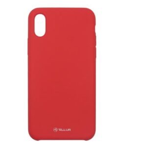 Aizmugurējais vāciņš Tellur Apple Cover Liquide Silicone for iPhone XS red 