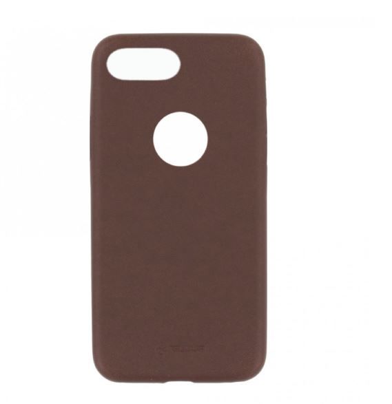 Maciņi Tellur Apple Cover Slim Synthetic Leather for iPhone 8 Plus brown