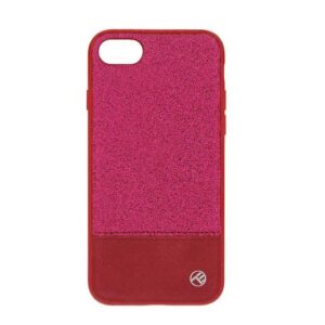 Tagakaaned Tellur Apple Cover Synthetic Leather Glitter II for iPhone 8 pink 