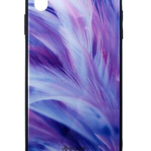 Ümbrised Tellur Apple Cover Glass print for iPhone XS MAX feather 