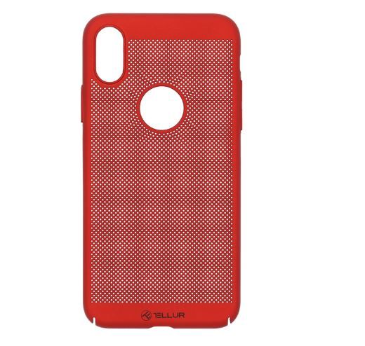 Ümbrised Tellur Apple Cover Heat Dissipation for iPhone X/XS red