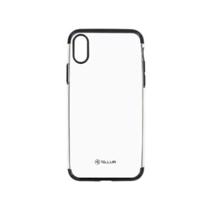 Maciņi Tellur Apple Cover Silicone Electroplated for iPhone X/XS black 