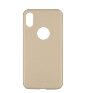 Maciņi Tellur Apple Cover Slim Synthetic Leather for iPhone X/XS gold 