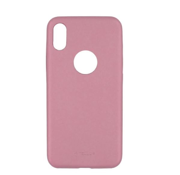 Maciņi Tellur Apple Cover Slim Synthetic Leather for iPhone X/XS pink
