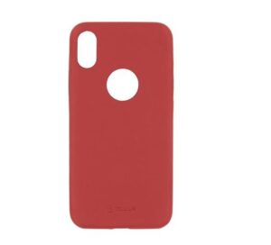 Maciņi Tellur Apple Cover Slim Synthetic Leather for iPhone X/XS red 