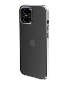 Dėklai Devia Apple Glimmer series case (PC) iPhone 12 Pro Max silver 