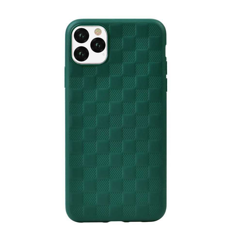 Maciņi Devia Apple Woven2 Pattern Design Soft Case iPhone 11 Pro green