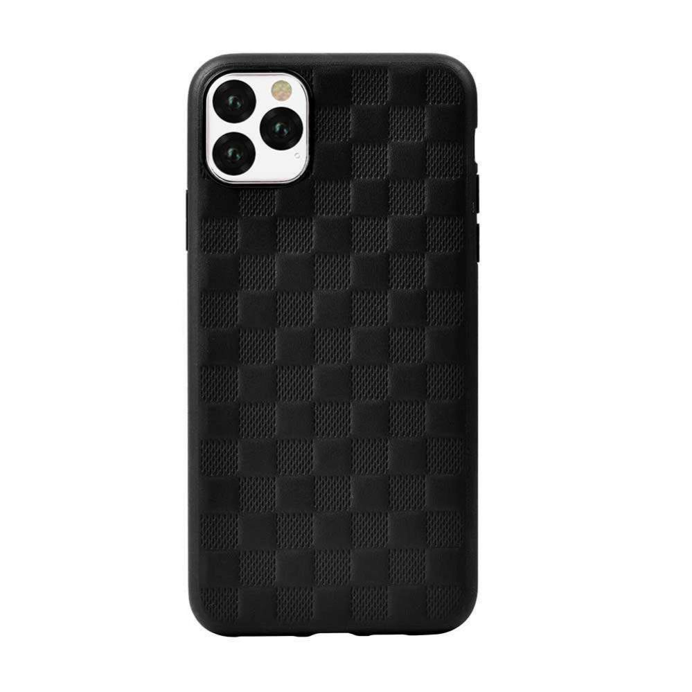 Maciņi Devia Apple Woven2 Pattern Design Soft Case iPhone 11 Pro Max black