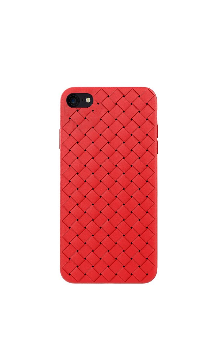 Dėklai Devia Woven Pattern Design Soft Case iPhone SE2 red