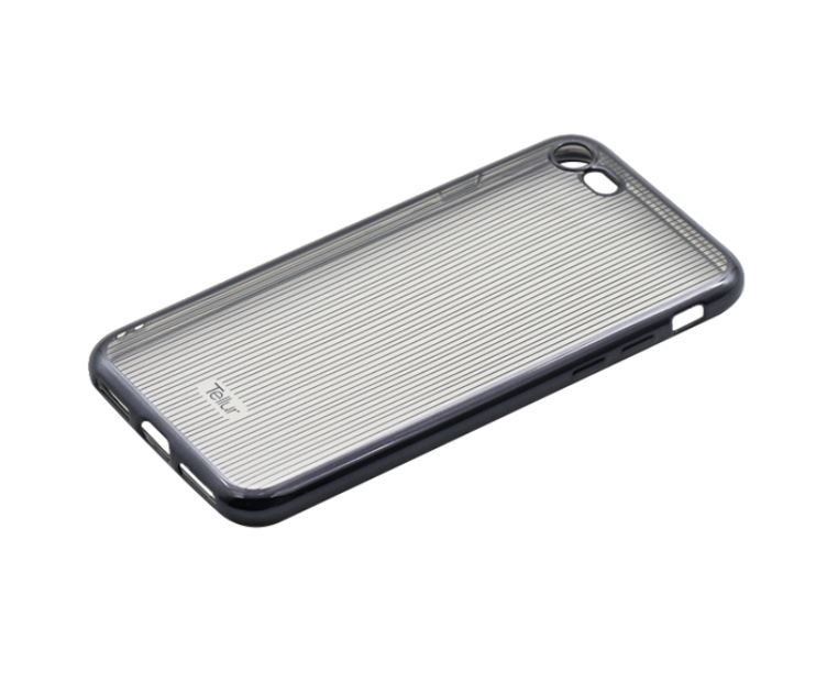 Ümbrised Tellur Apple Cover Silicone for iPhone 7 Vertical Stripes black
