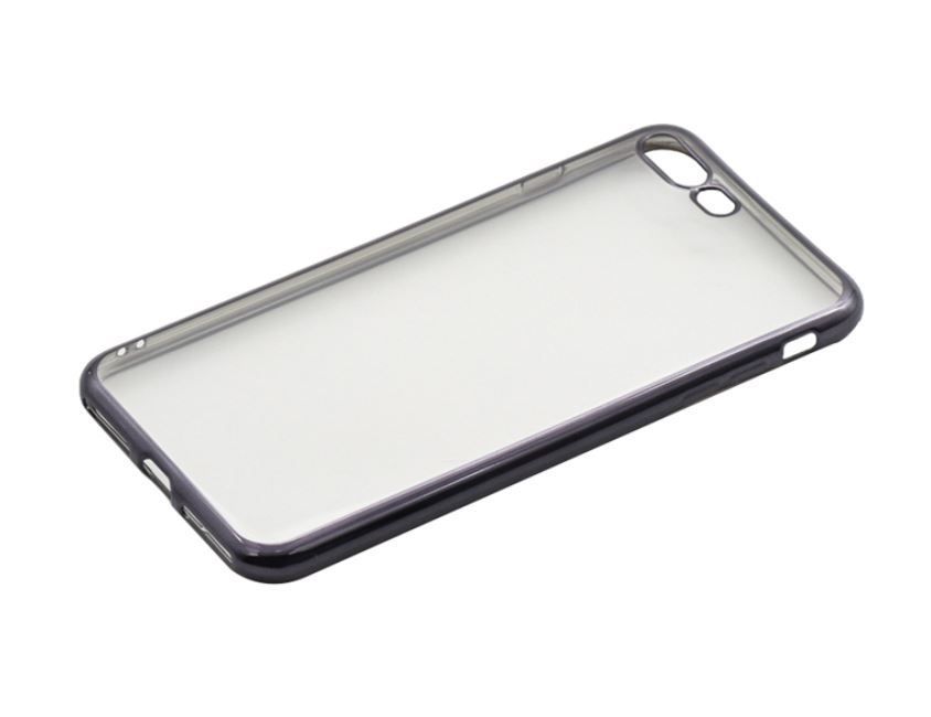 Back panel cover Tellur Apple Cover Silicone for iPhone 7 Plus black edges