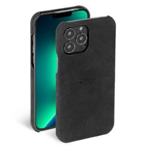 Dėklai Krusell  Leather Cover Apple iPhone 13 Pro Max black (62402) 
