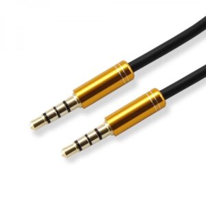 Audio kabelis Sbox  AUX Cable 3.5mm to 3.5mm golden kiwi gold 3535-1.5G 