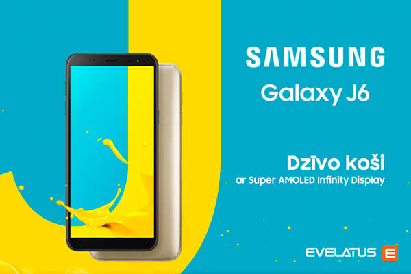 JAUNUMS – Samsung Galaxy J6 modelis!