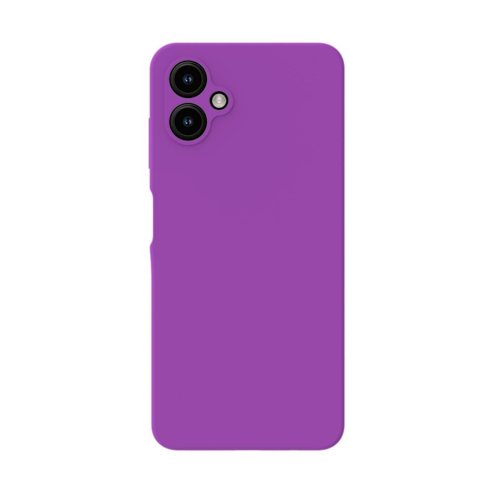 Back panel cover Evelatus Samsung Galaxy A06 5G Premium Magnetic Soft Touch Silicone Case Grape