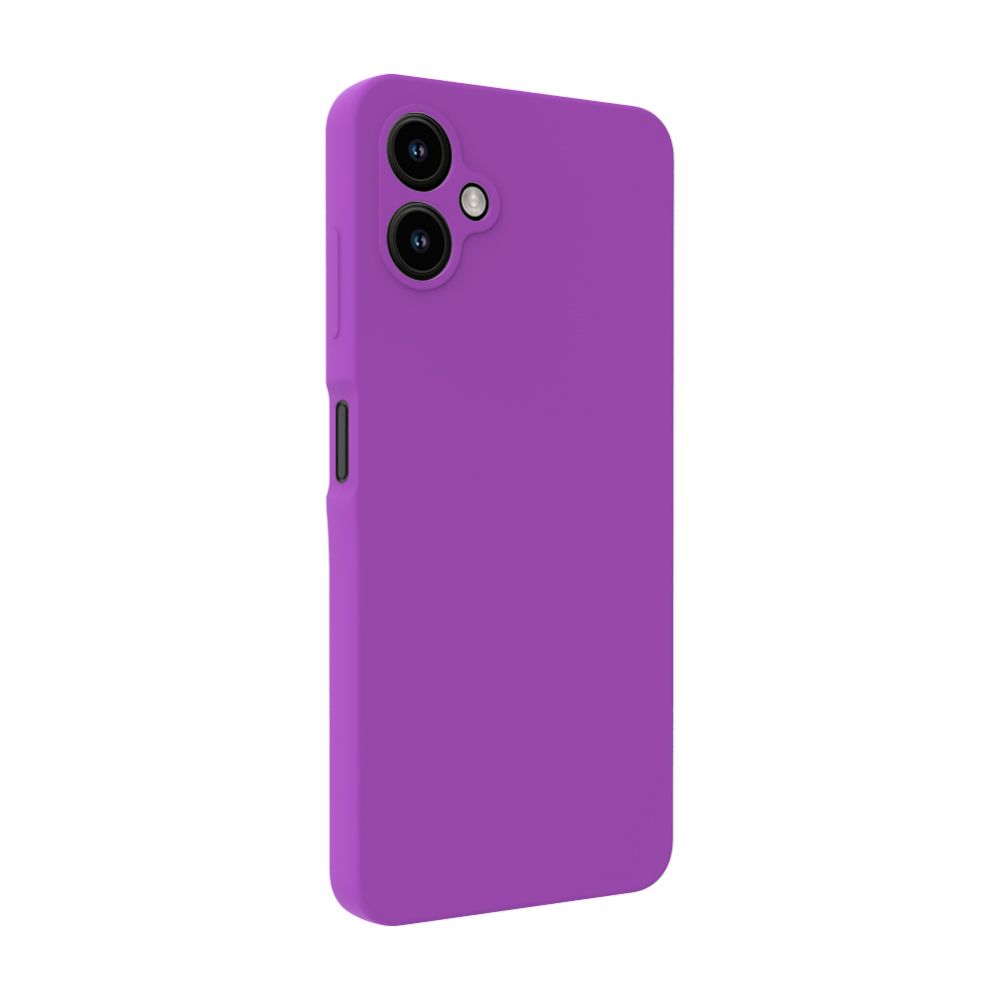 Back panel cover Evelatus Samsung Galaxy A06 5G Premium Magnetic Soft Touch Silicone Case Grape