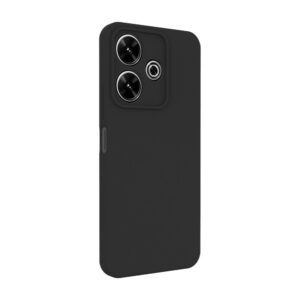 Aizmugurējais vāciņš Evelatus Xiaomi Redmi 13 4G Premium Magnetic Soft Touch Silicone Case Black