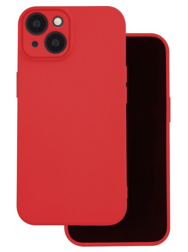 Back panel cover iLike Apple Silicon case for iPhone 16 6,1 Red