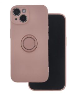 Aizmugurējais vāciņš iLike Apple Finger Grip case for iPhone 16 6,1 Pink