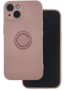 Aizmugurējais vāciņš iLike Apple Finger Grip case for iPhone 16 Pro 6,3 Pink