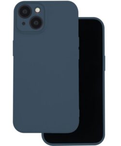 Nugarėlės dėklai iLike Apple Silicon case for iPhone 16 Pro Max 6,9 Dark Blue