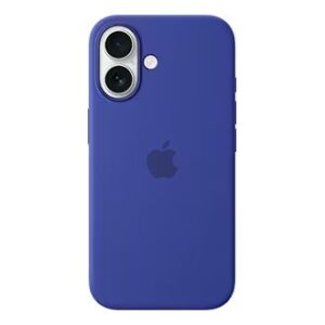 Back panel cover Apple - iPhone 16 Silicone Case with MagSafe Ultramarine