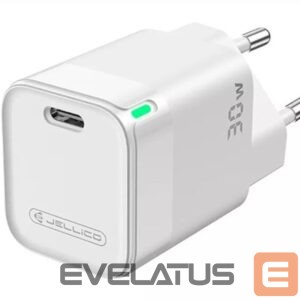 Adaptrid Jellico  C43 Mini PD 30W QC 3.0 Smart Adaptive Fast Charger with 1x USB-C (5-20V) White