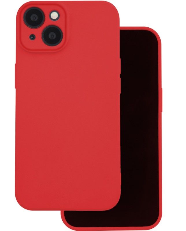 Back panel cover iLike Samsung Galaxy S24 FE Silicon case Red