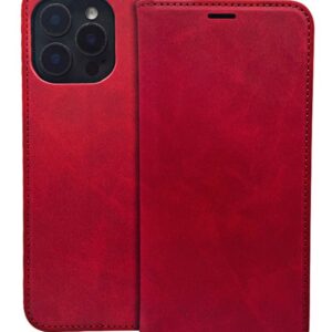 Book case iLike Samsung Galaxy A35 5G Smart Suede case Red