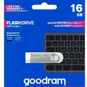 Mälupulk Goodram  UNO3 Pendrive - 16GB USB 3.2 gen 1 Silver