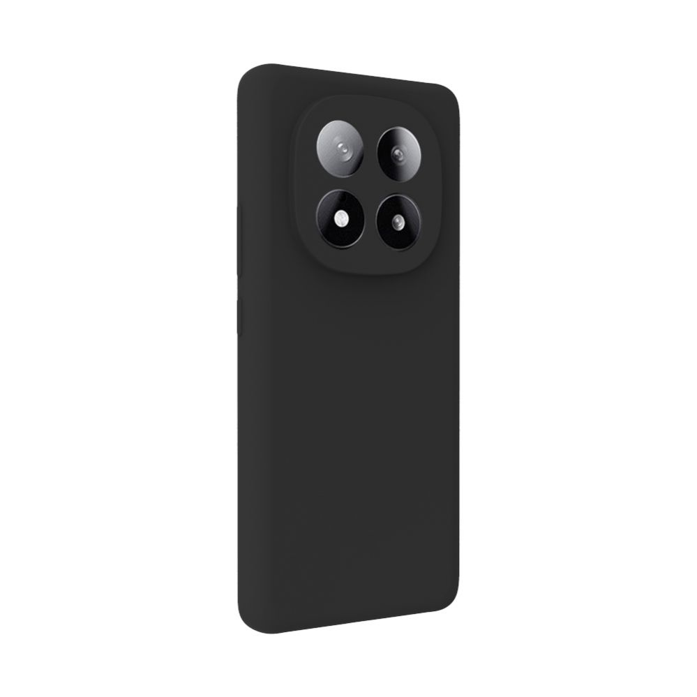 Back panel cover Evelatus Xiaomi Redmi Note 14 Pro Plus Premium Magnetic Soft Touch Silicone Case Black